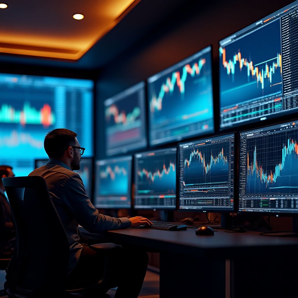 Sala de trading educativa